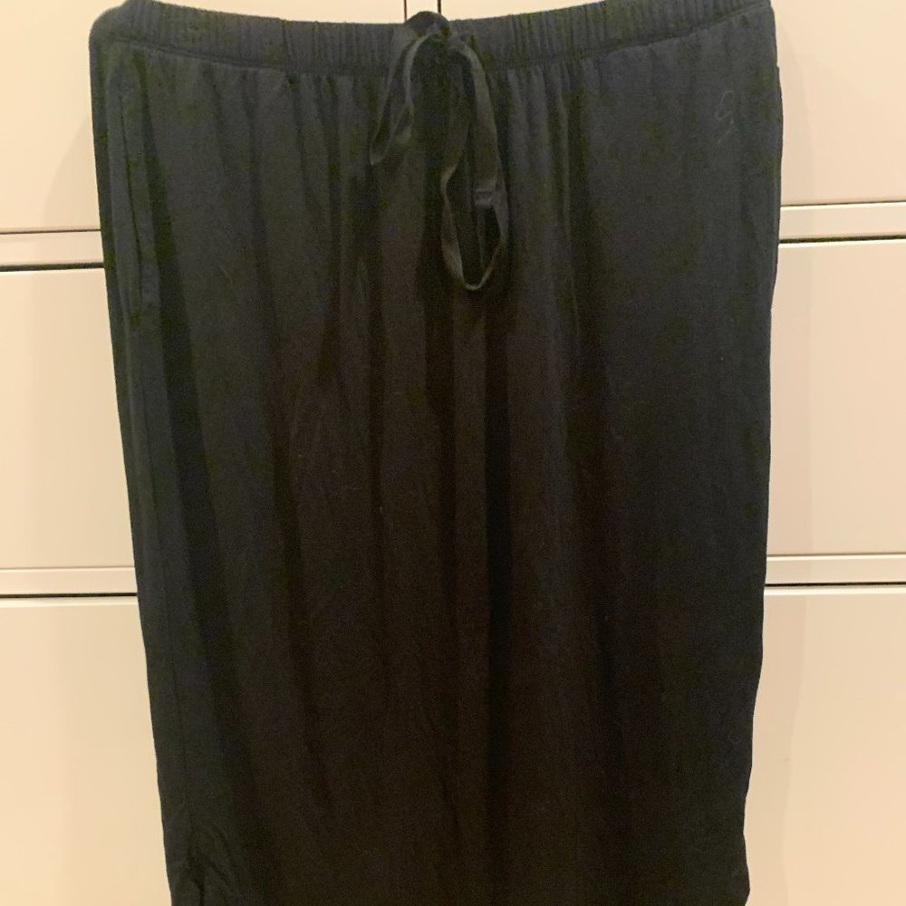 Midi Black Skirt, Size Medium